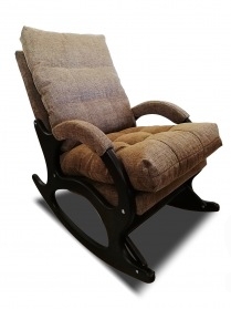 Кресло-качалка с подушками
